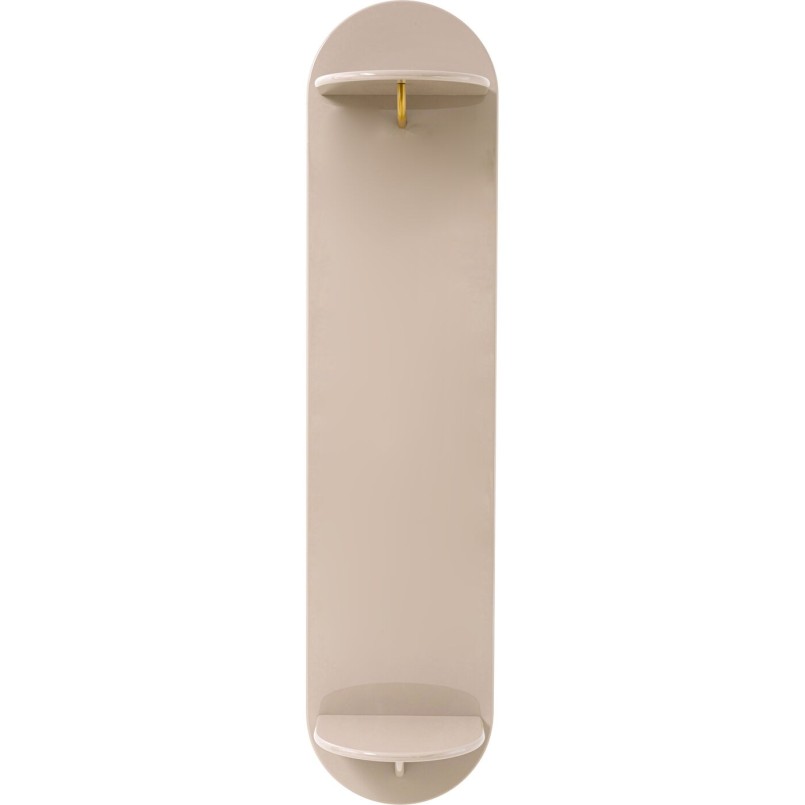 Garderobe murale Groove  taupe 40x170cm