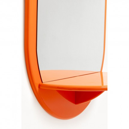 Miroir Groove 110x70cm orange Kare Design