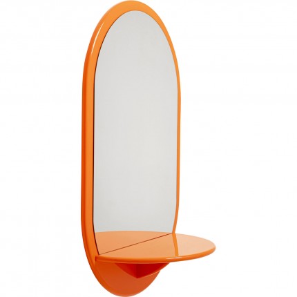 Miroir Groove 110x70cm orange Kare Design