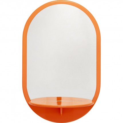 Miroir Groove 110x70cm orange Kare Design