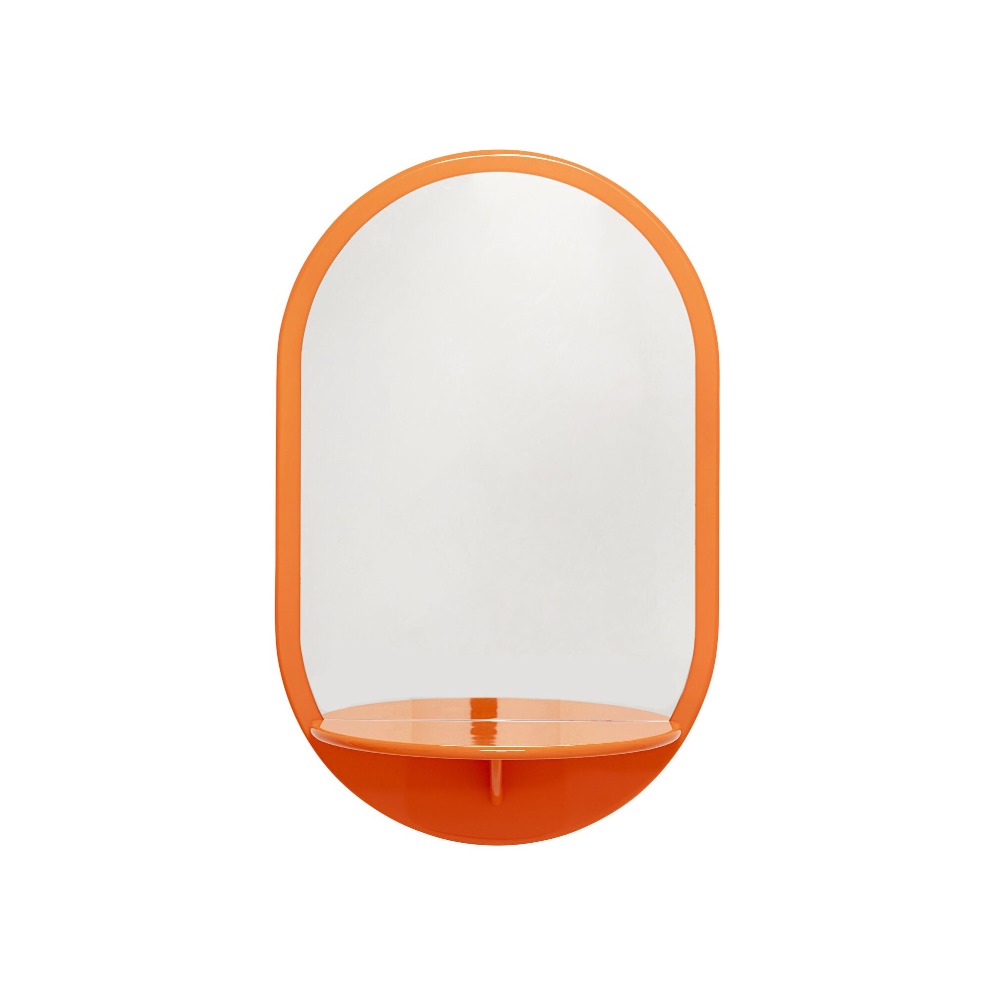 Miroir mural Groove orange 70x110cm