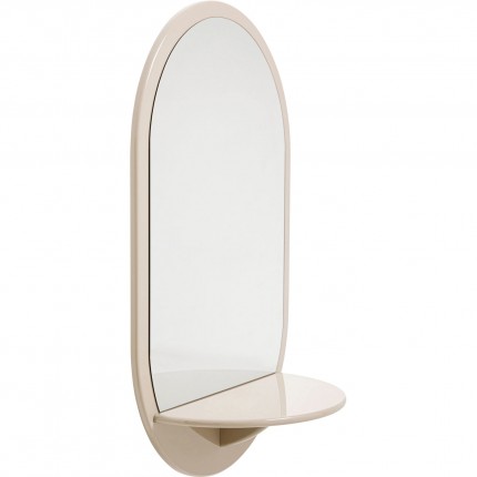 Wall Mirror Groove 110x70cm taupe Kare Design