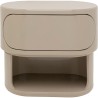 Petite commode  Groove taupe 60x55cm