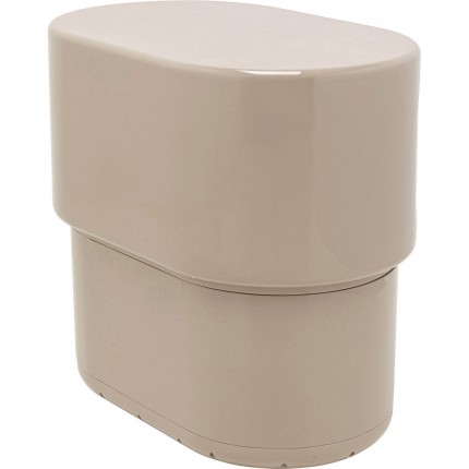 Nightstand Groove taupe Kare Design