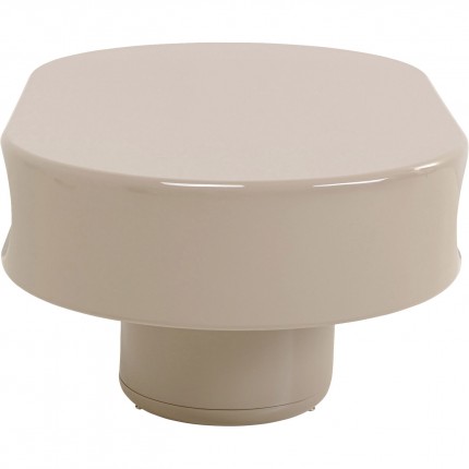 Table basse Groove taupe 100x60cm Kare Design