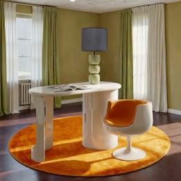 Swivel Armchair Club orange Kare Design