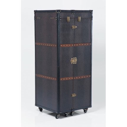Bar-coffre Globetrotter croco 153cm Kare Design