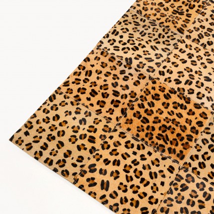 Tapis carrés léopard Kare Design