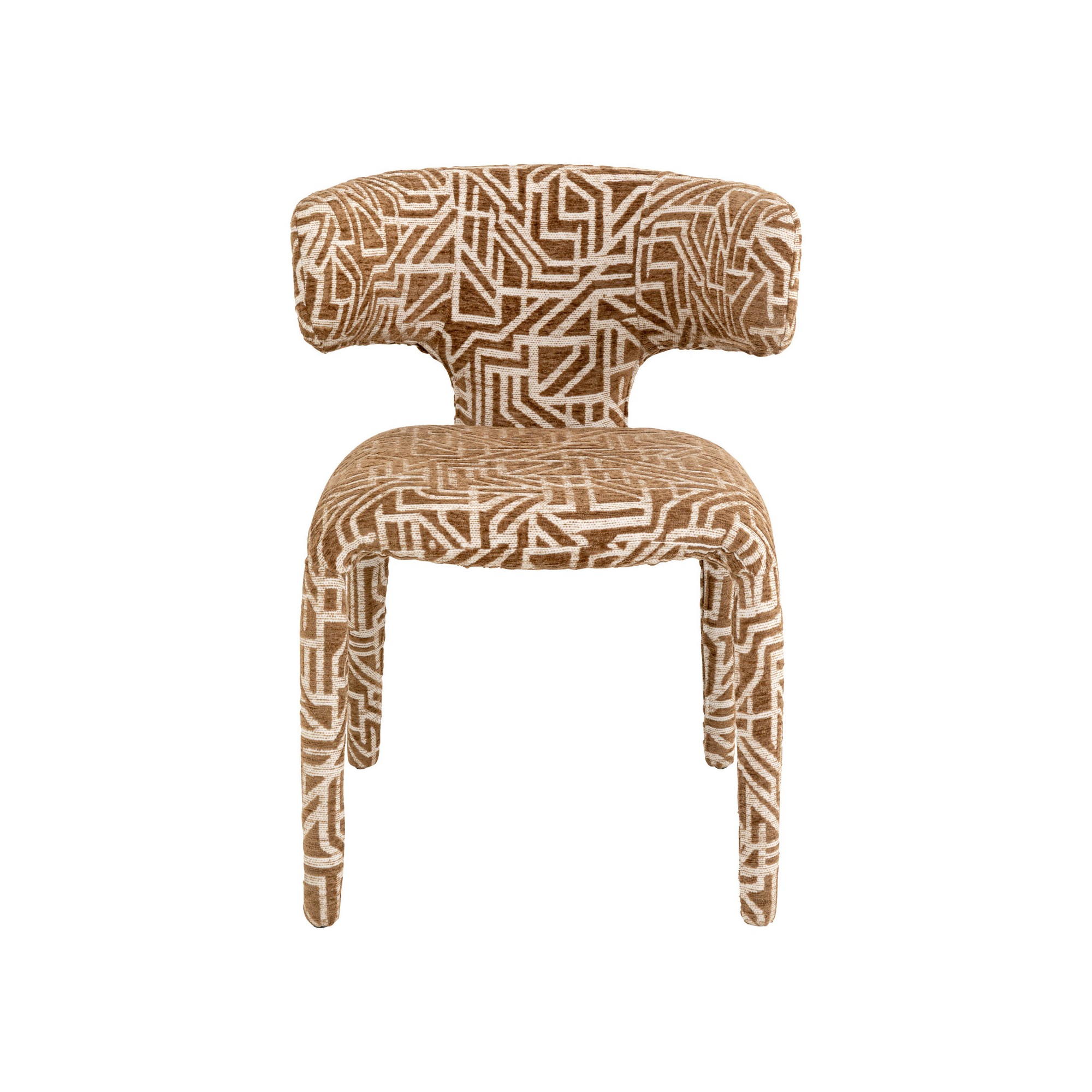 Chaise Tobi Maze marron