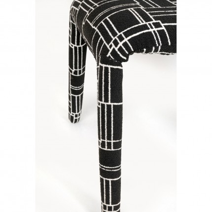 Chaise Tobi Trio noire Kare Design