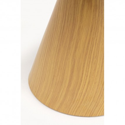 Side Table Cono Travertino Ø50cm oak Kare Design