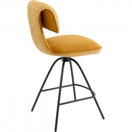 Tabouret de bar Helli ocre Kare Design
