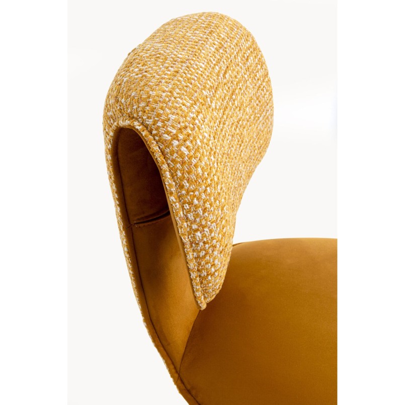 Chaise de bar Helli jaune