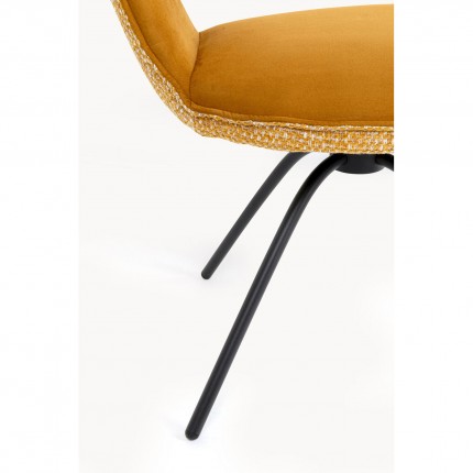 Swivel Chair Helli ocher Kare Design