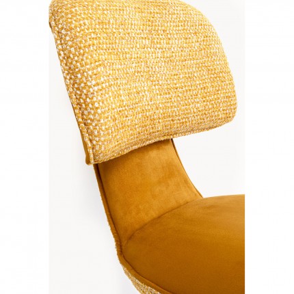 Chaise pivotante Helli ocre Kare Design