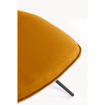 Chaise pivotante Helli ocre Kare Design
