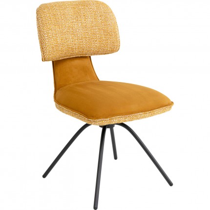 Chaise pivotante Helli ocre Kare Design