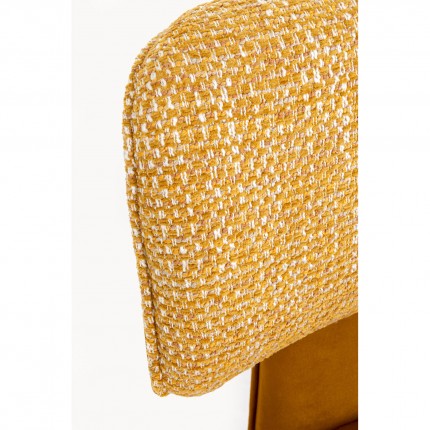 Swivel Chair with armrests Helli ocher Kare Design