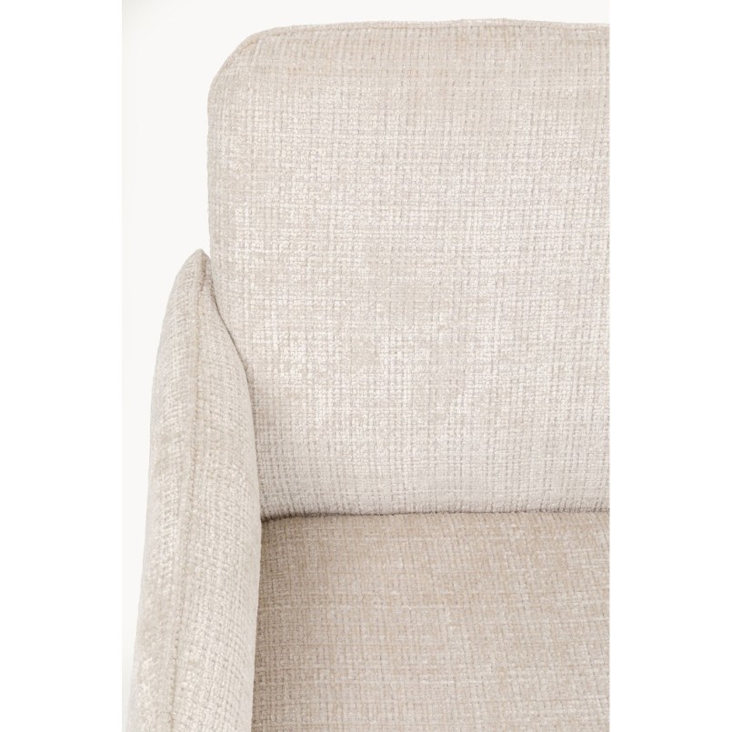 Chaise pivotante Tabea beige