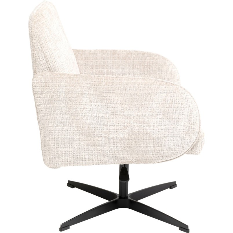 Chaise pivotante Tabea beige