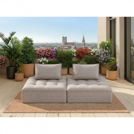 Assise de jardin Portofino grise Kare Design