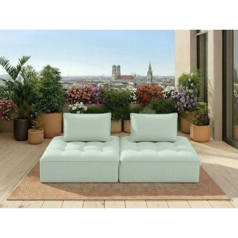 Assise de jardin vert menthe - Portofino - Kare Design