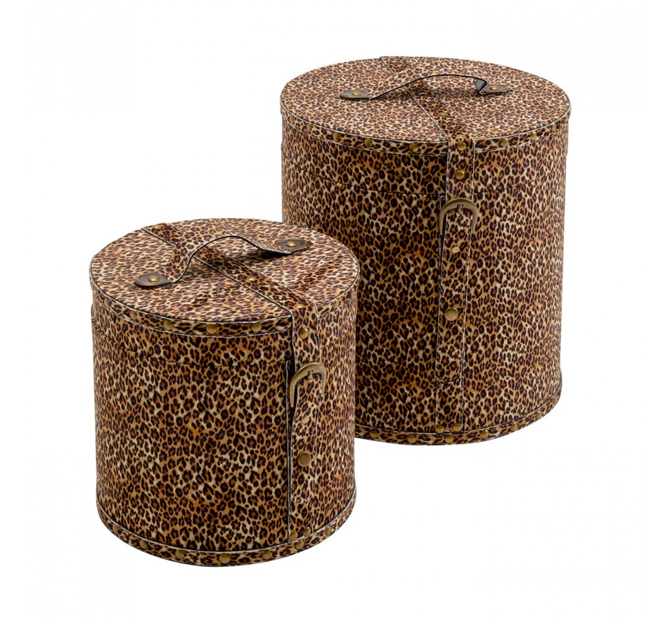 Box Wild Animal leopard (2/Set) Kare Design