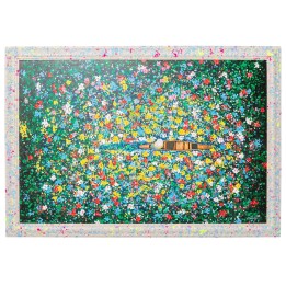 Tableau encadré marché aux fleurs flottant - Kare Design