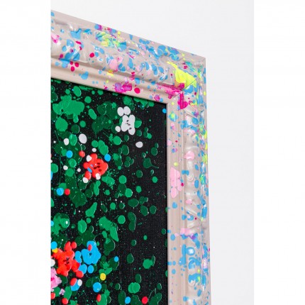 Tableau Frame marché aux fleurs flottant 150x100cm Kare Design