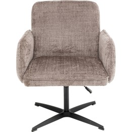 Chaise pivotante Tabea marron