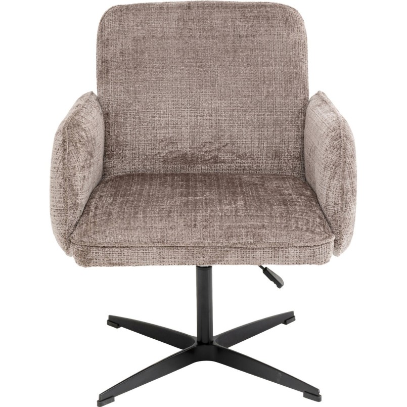 Chaise pivotante Tabea marron