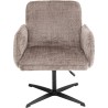 Chaise pivotante Tabea marron