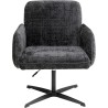 Chaise pivotante Tabea gris