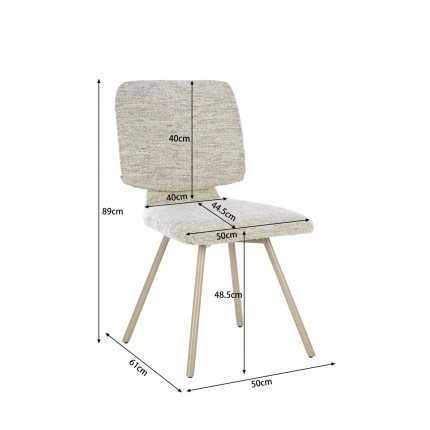 Chaise pivotante Tess Kare Design