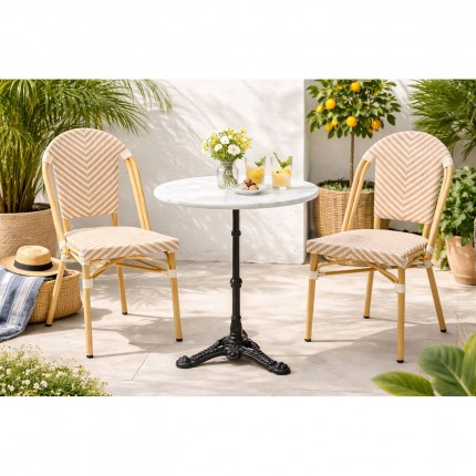 Ensemble de jardin Bistrot Montmartre beige Kare Design