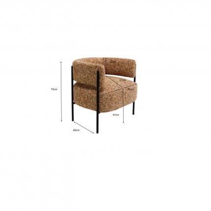 Fauteuil Lilja Melange Kare Design