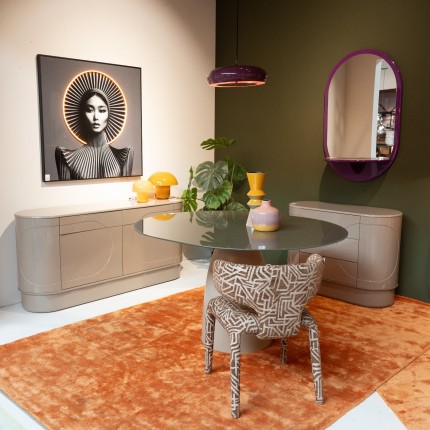 Chaise Tobi Maze marron Kare Design