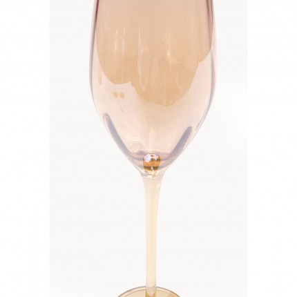 Flûtes à champagne Bina Mocca set de 6 Kare Design