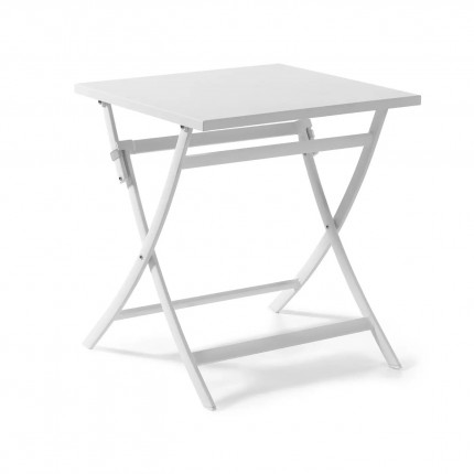 Folding Outdoor Table Grasse white Gescova