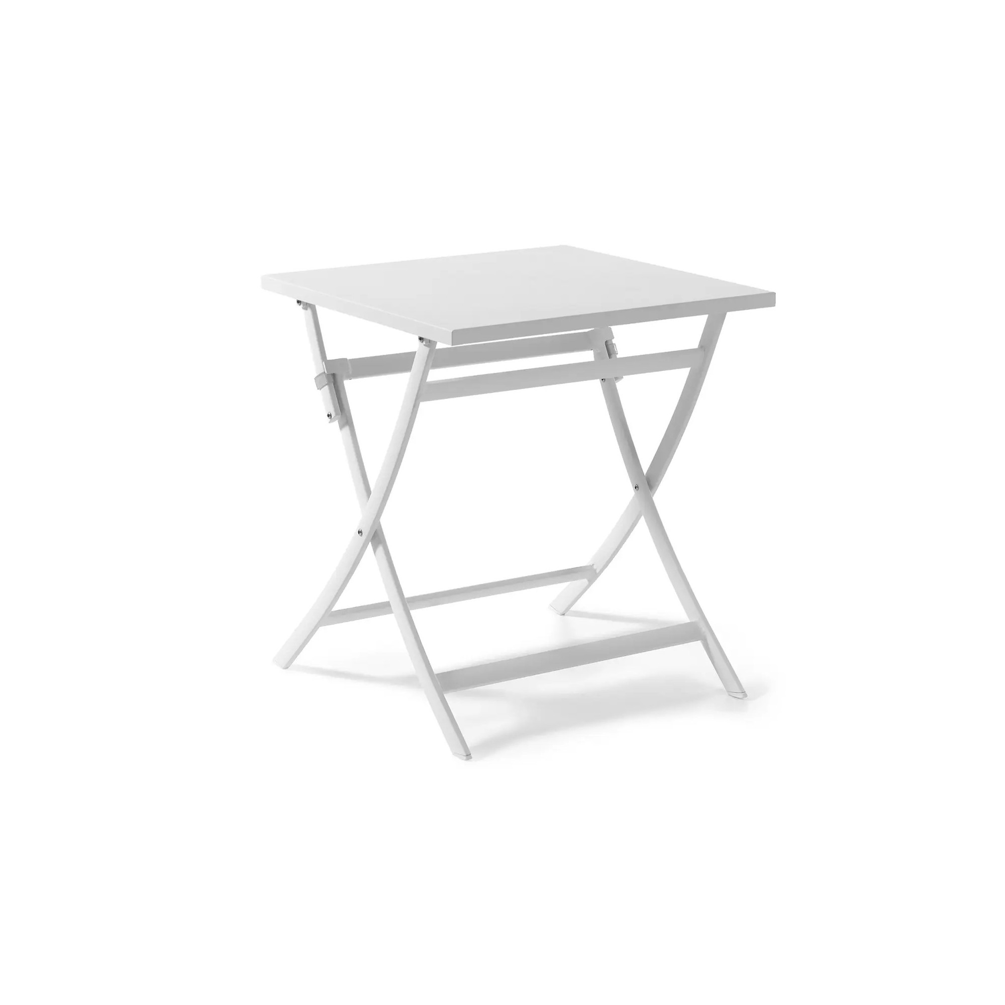 Table de jardin pliante Grasse blanche Gescova