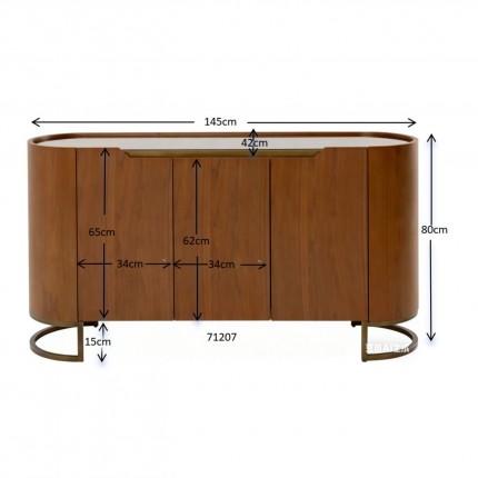Buffet Giorgio 3 portes Kare Design