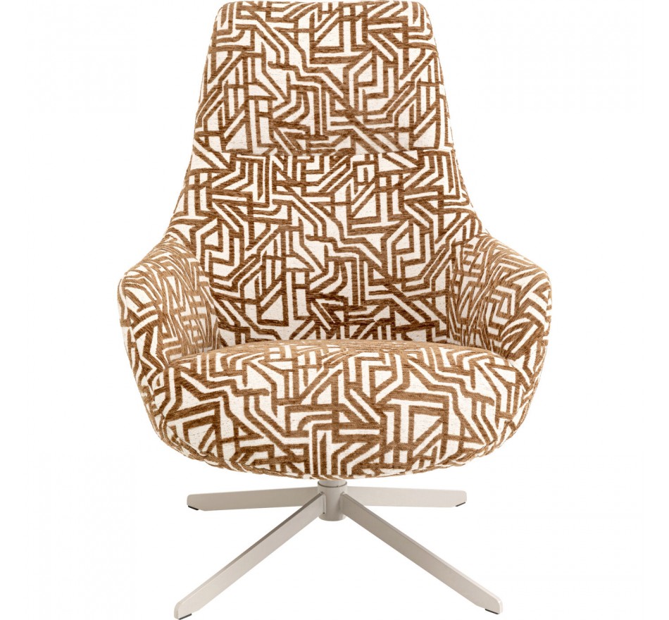 Swivel Armchair Mimi Maze Kare Design