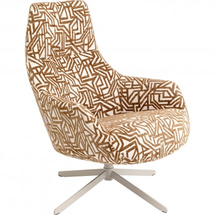 Swivel Armchair Mimi Maze Kare Design