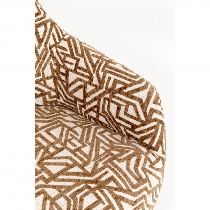 Fauteuil pivotant Mimi Maze Kare Design