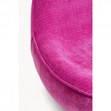 Swivel Armchair Ovo fuchsia Kare Design