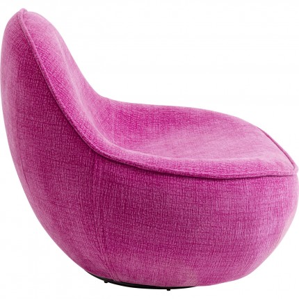 Swivel Armchair Ovo fuchsia Kare Design
