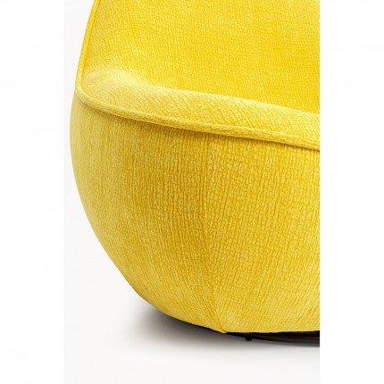 Swivel Armchair Ovo yellow Kare Design