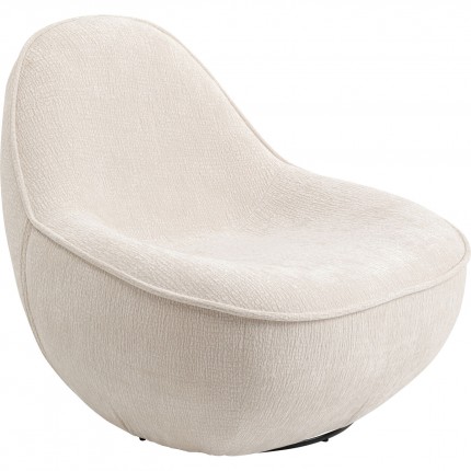Swivel Armchair Ovo cream Kare Design