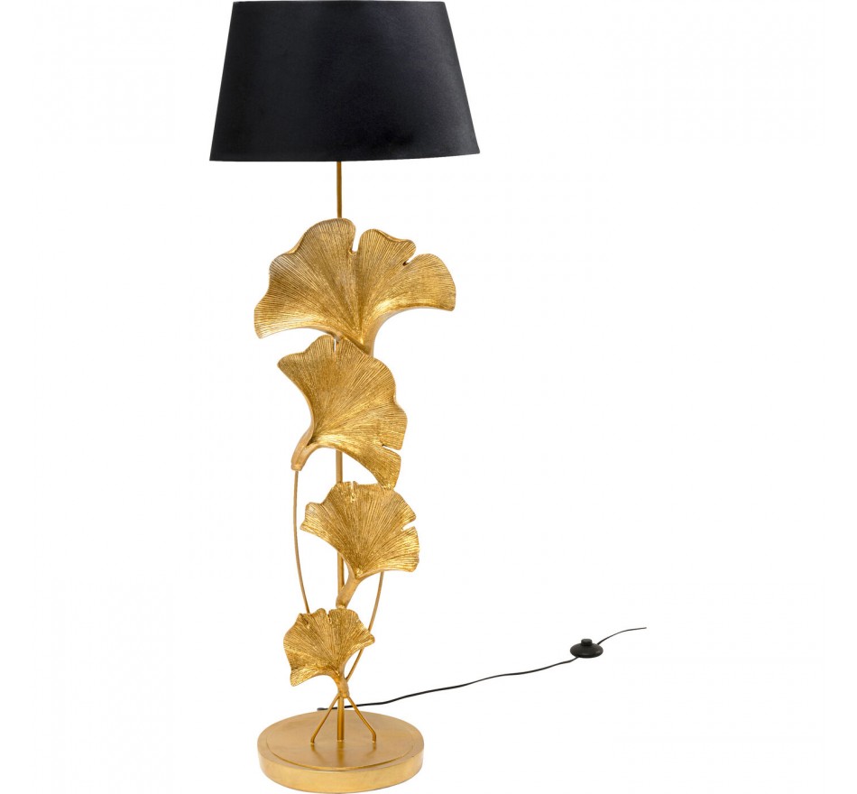 Floor Lamp ginkgo leaves 129cm gold Kare Design