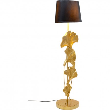 Floor Lamp ginkgo leaves 129cm gold Kare Design